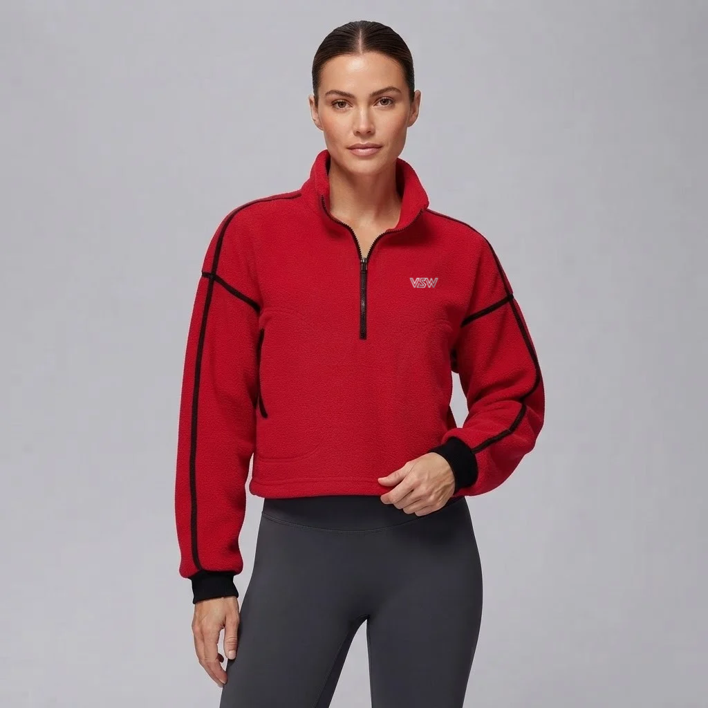 Velora Seravelle™ Warm Fleece-Lined Zip-Up Jacket