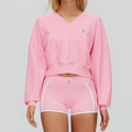 Velora Marielle™ Warm V-Neck Hooded Pullover