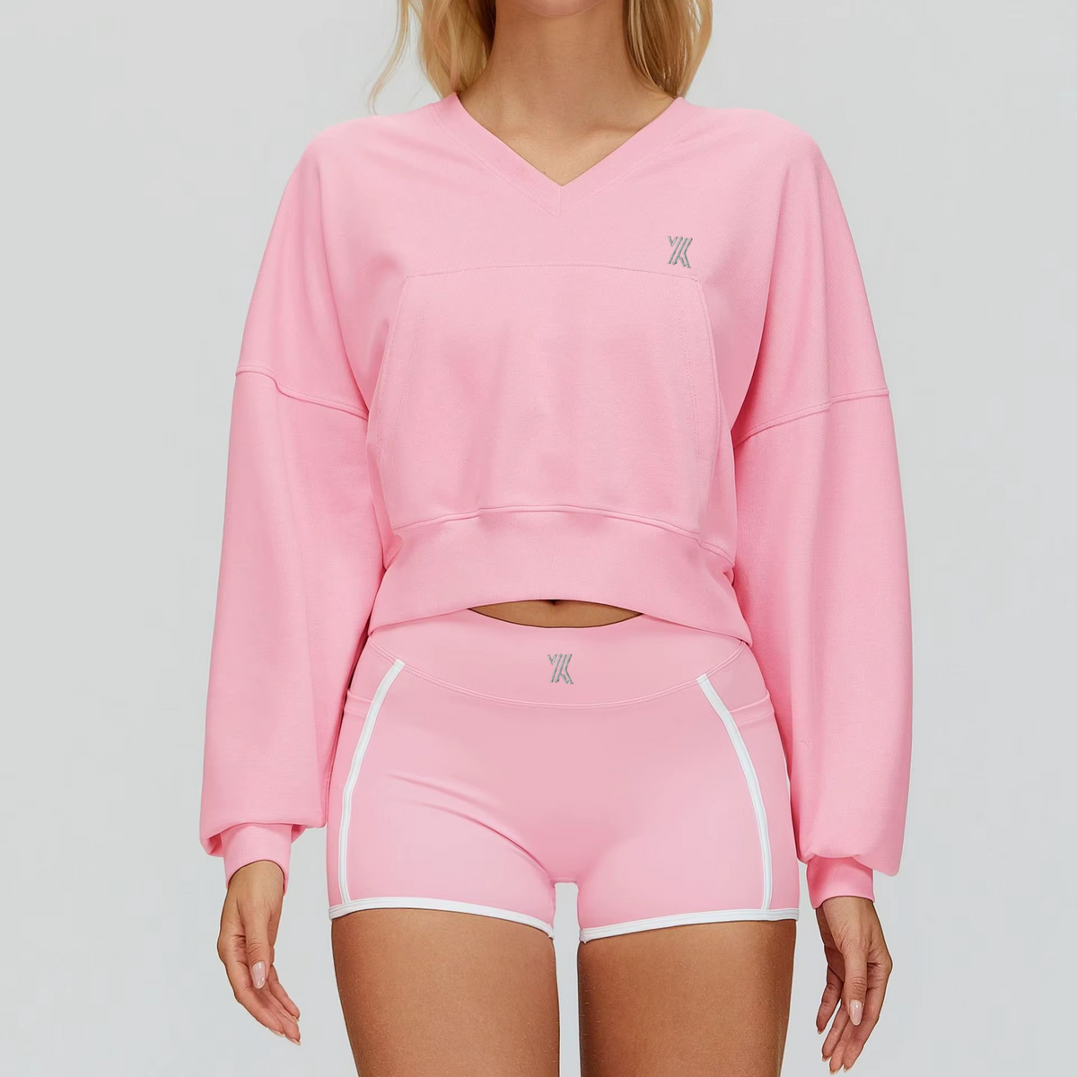 Velora Marielle™ Warm V-Neck Hooded Pullover