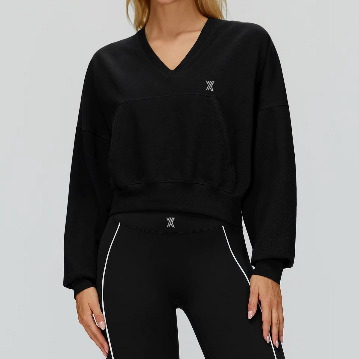 Velora Marielle™ Warm V-Neck Hooded Pullover