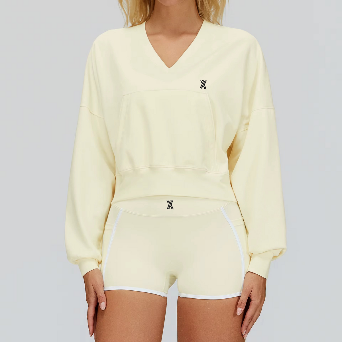 Velora Marielle™ Warm V-Neck Hooded Pullover