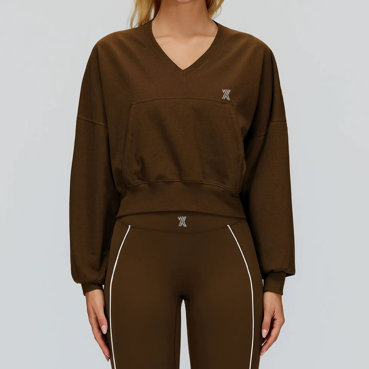 Velora Marielle™ Warm V-Neck Hooded Pullover