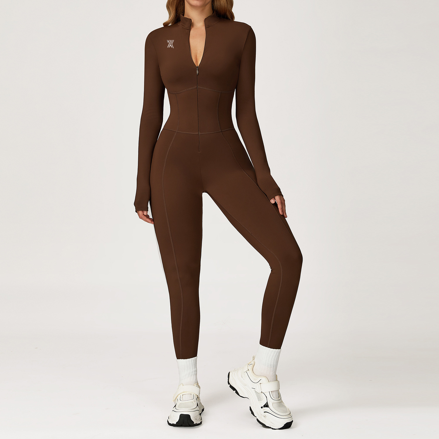 Luxe Contour Zip Jumpsuit