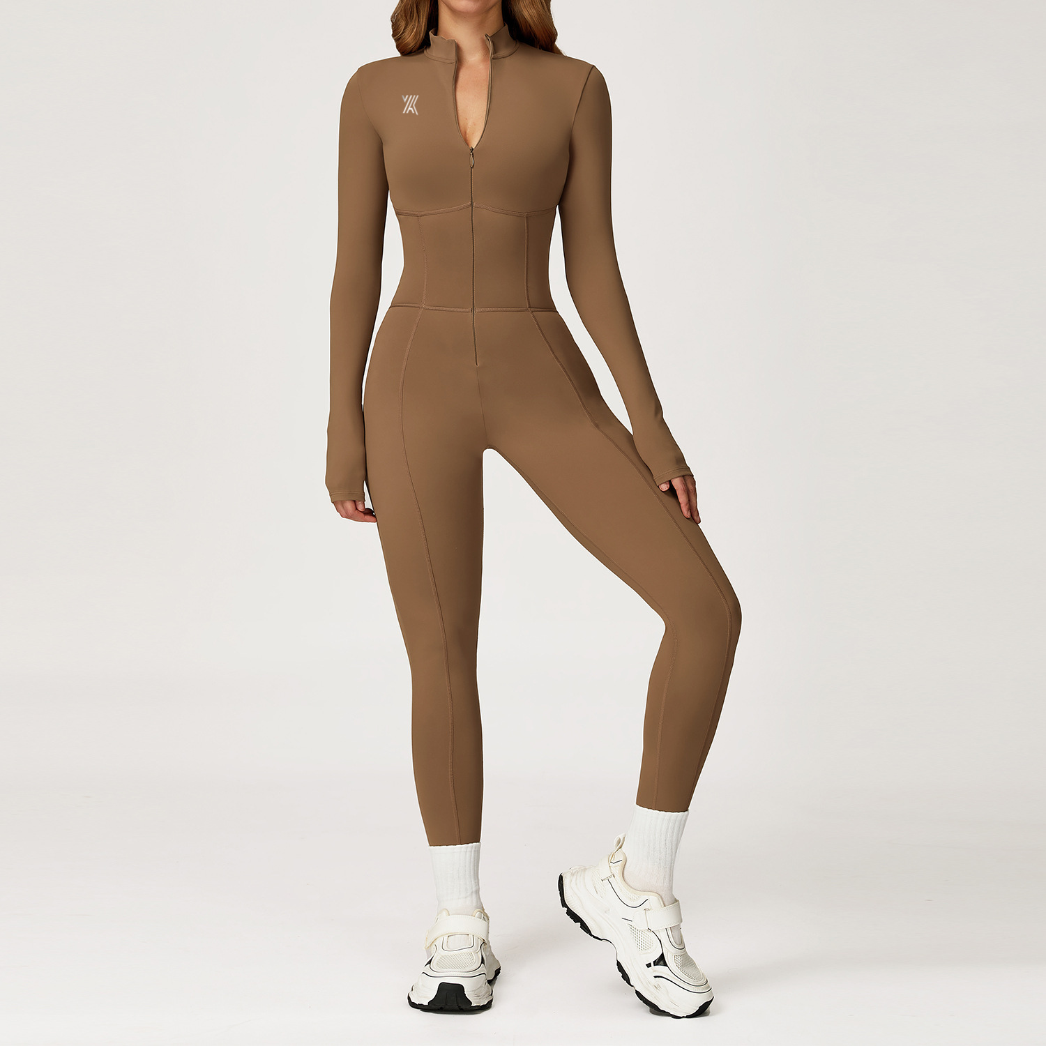 Luxe Contour Zip Jumpsuit