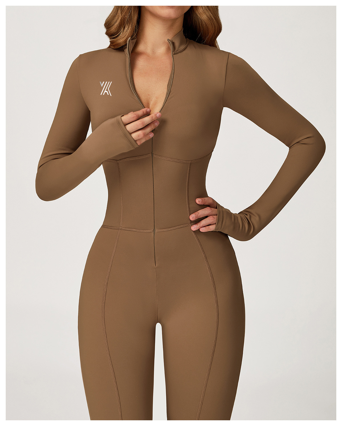 Luxe Contour Zip Jumpsuit