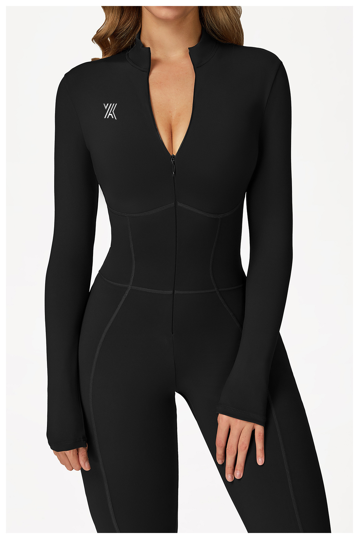 Luxe Contour Zip Jumpsuit