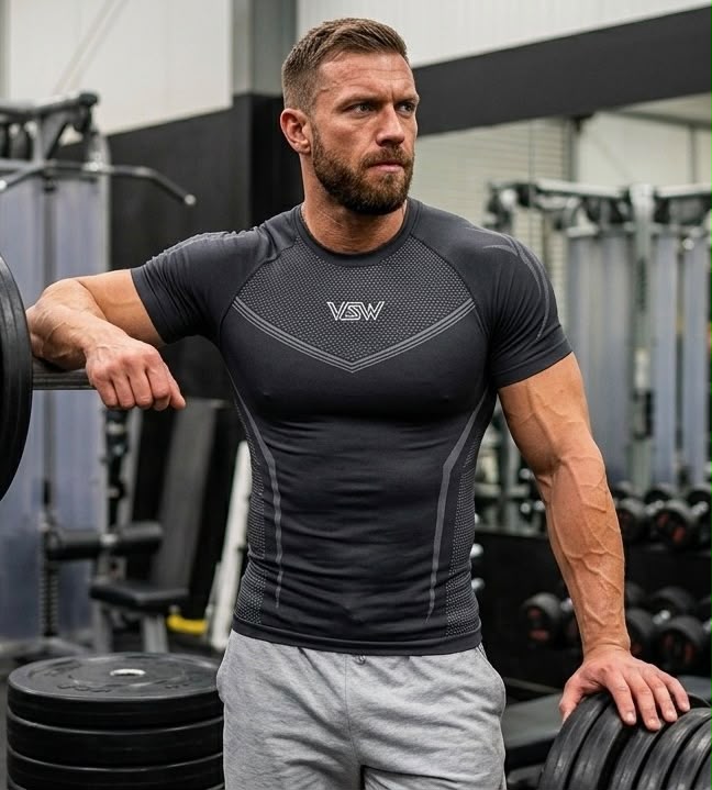 Spider-Sense Men’s Compression Fitness Shirt | Superhero Athletic Base Layer |Dark Gray