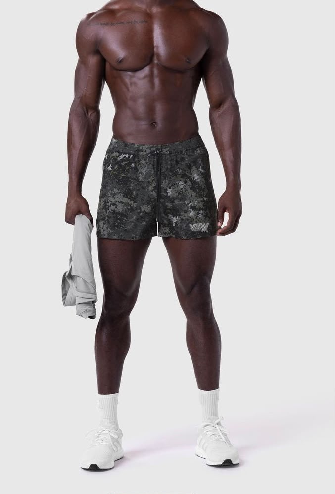 Apex Performance Men’s Athletic Shorts | Gym Workout Shorts with Shirt Loop