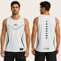 Men's Athletic Tank Top – Personalized Name Training Vest with Side Mesh Panels